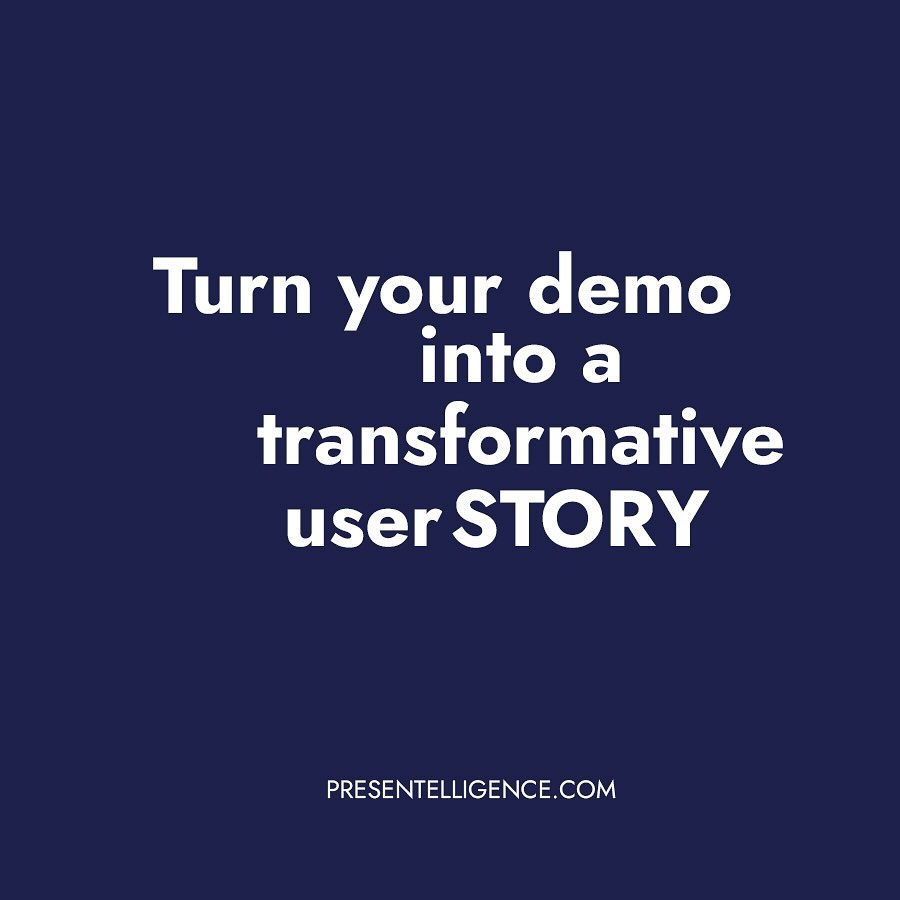 Turn your demo into a transformative user story.

For a successful software presentation, start slowly, guide your audience’s focus with clear directions, and allow time for adjustment. Explain your navigation path, gradually build momentum, and turn your demo into a compelling story that highlights practical benefits and solutions. 

Avoid dull menu tours by demonstrating the software in action to solve specific problems. 

These strategies ensure your presentation is engaging, persuasive, and leads to a deeper understanding and appreciation of your product.
.
Visit website  for more tips about Software Presentations. LINK in the BIO.
.
.
.

#publicspeaking #publicspeakingtraining 
#publicspeakingcoach #publicpresentationskills 
#improvepresentationskills #softwarepresentations #atlantapublicschools #alpharettapublicspeaking #alpharetta #atlanta #softwarecompany #softwaresolutions #softwareprojectmanagement